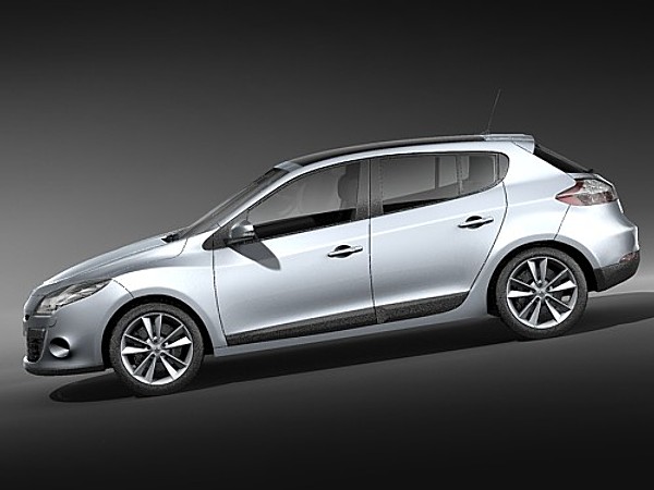 3d model renault megane coupe 2010 - Renault Megane Coupe 2010 by squir